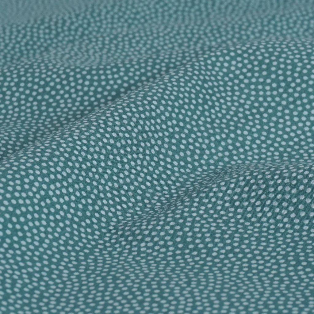 Preview: Baumwollstoff Dottys Punkte smaragdgrün